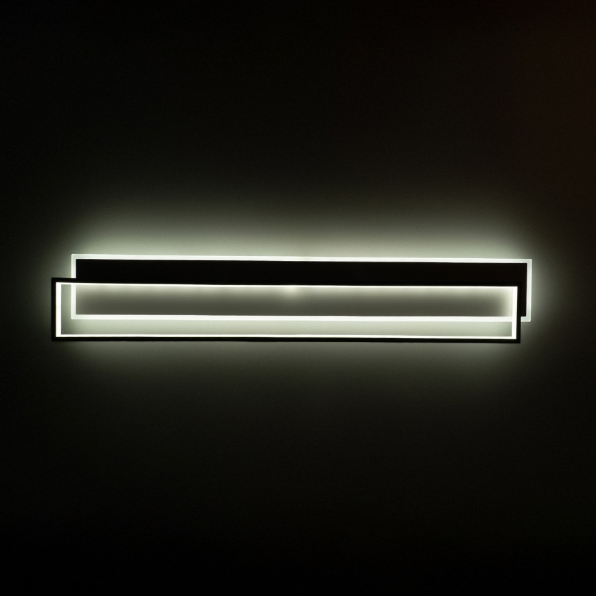 Brilagi - Ściemniаlna oprawa sufitowa LED OUTLINE LED/90W/230V 3000-6000K 18x100 cm biała/czarna + pilot zdalnego sterowania