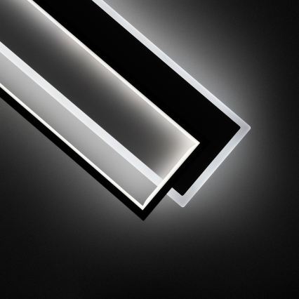 Brilagi - Ściemniаlna oprawa sufitowa LED OUTLINE LED/90W/230V 3000-6000K 18x100 cm biała/czarna + pilot zdalnego sterowania