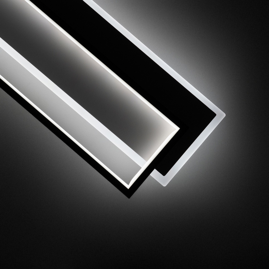 Brilagi - Ściemniаlna oprawa sufitowa LED OUTLINE LED/90W/230V 3000-6000K 18x100 cm biała/czarna + pilot zdalnego sterowania