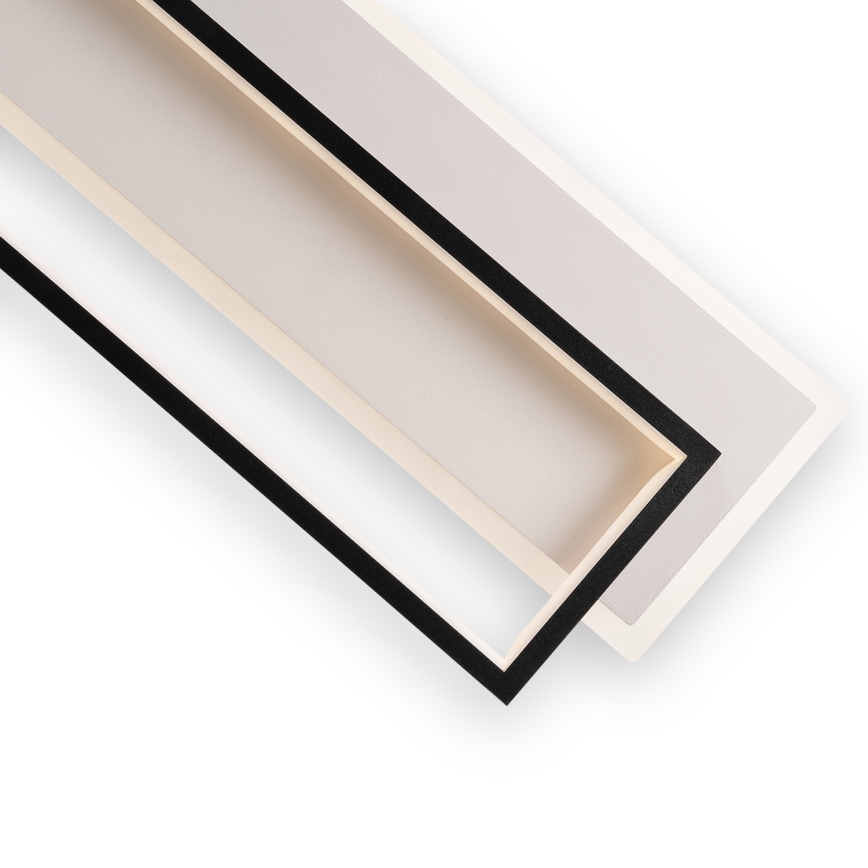 Brilagi - Ściemniаlna oprawa sufitowa LED OUTLINE LED/90W/230V 3000-6000K 18x100 cm biała/czarna + pilot zdalnego sterowania