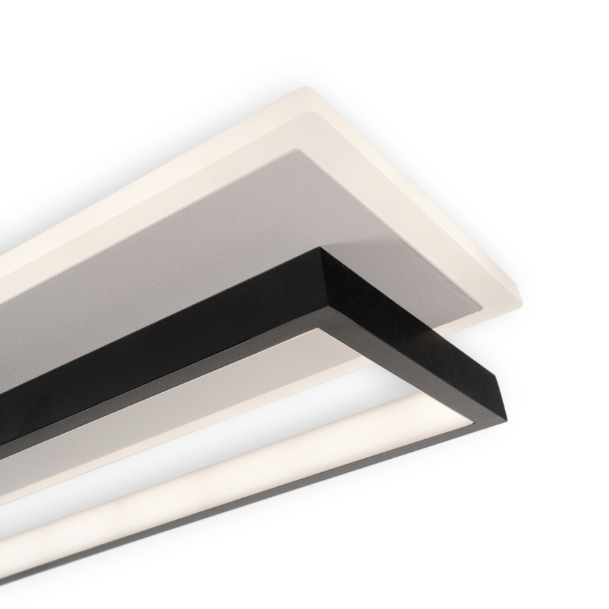 Brilagi - Ściemniаlna oprawa sufitowa LED OUTLINE LED/90W/230V 3000-6000K 18x100 cm biała/czarna + pilot zdalnego sterowania