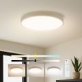 Brilagi - ściemnialna lampa sufitowa POOL LED/60W/230V 3000-6000K średnica 50 cm beżowa + pilot zdalnego sterowania