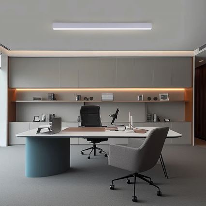 Brilagi - Ściemnialna oprawa sufitowa LED SLEEKLINE SMART LED/40W/230V 3000-6000K Wi-Fi Tuya srebrna + pilot zdalnego sterowania