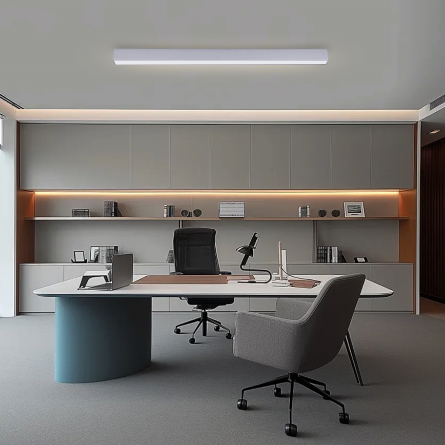 Brilagi - Ściemnialna oprawa sufitowa LED SLEEKLINE SMART LED/40W/230V 3000-6000K Wi-Fi Tuya srebrna + pilot zdalnego sterowania