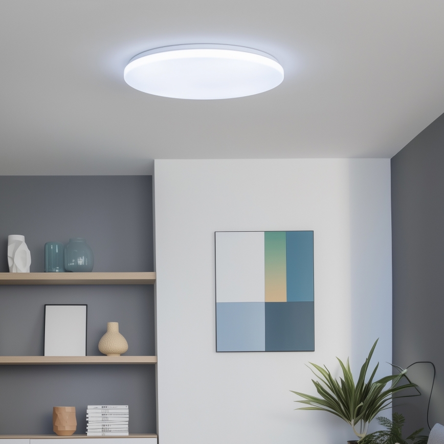 Brilagi - LED ściemnialna oprawa sufitowa SMART LED/36W/230V śr. 48 cm 3000-6000K Wi-Fi Tuya Beacon + pilot zdalnego sterowania