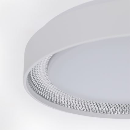 Brilagi - Ściemnialna lampa sufitowa WALDO LED/48W/230V 3000-6500K Ø 40 cm biała/srebrna + pilot zdalnego sterowania