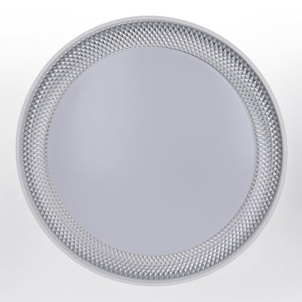 Brilagi - Ściemnialna lampa sufitowa WALDO LED/48W/230V 3000-6500K Ø 40 cm biała/srebrna + pilot zdalnego sterowania