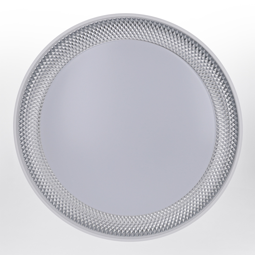 Brilagi - Ściemnialna lampa sufitowa WALDO LED/48W/230V 3000-6500K Ø 40 cm biała/srebrna + pilot zdalnego sterowania