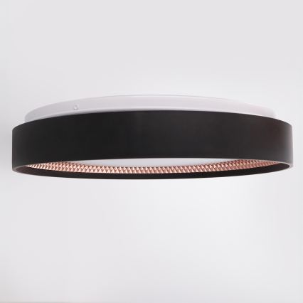 Brilagi - Ściemnialna oprawa sufitowa LED WALDO LED/48W/230V 3000-6500K śr. 40 cm czarna/złota + pilot zdalnego sterowania