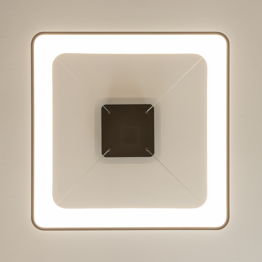 Brilagi - ściemnialny żyrandol LED wiszący na lince FALCON II LED/125W/230V 3000-6500K 60x60 cm czarny + pilot zdalnego sterowania