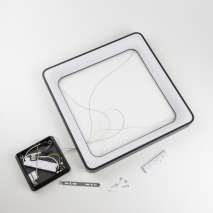 Brilagi - ściemnialny żyrandol LED wiszący na lince FALCON II LED/125W/230V 3000-6500K 60x60 cm czarny + pilot zdalnego sterowania