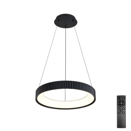 Brilagi - ściemnialna lampa wisząca na lince FALCON MODERN LED/30W/230V 3000-6500K średnica 40 cm czarna + zdalne sterowanie