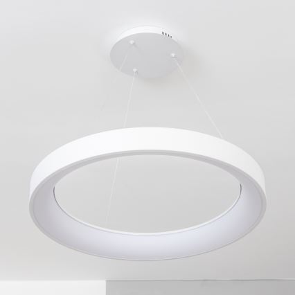 BRILAGI - ściemnialna lampa wisząca na lince FALCON II LED/99W/230V 3000-6500K śr. 60 cm biała + pilot zdalnego sterowania