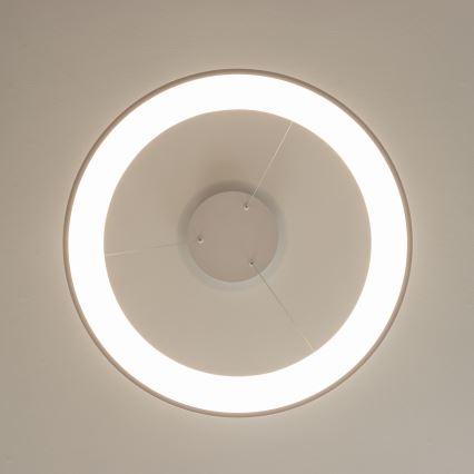 BRILAGI - ściemnialna lampa wisząca na lince FALCON II LED/99W/230V 3000-6500K śr. 60 cm biała + pilot zdalnego sterowania