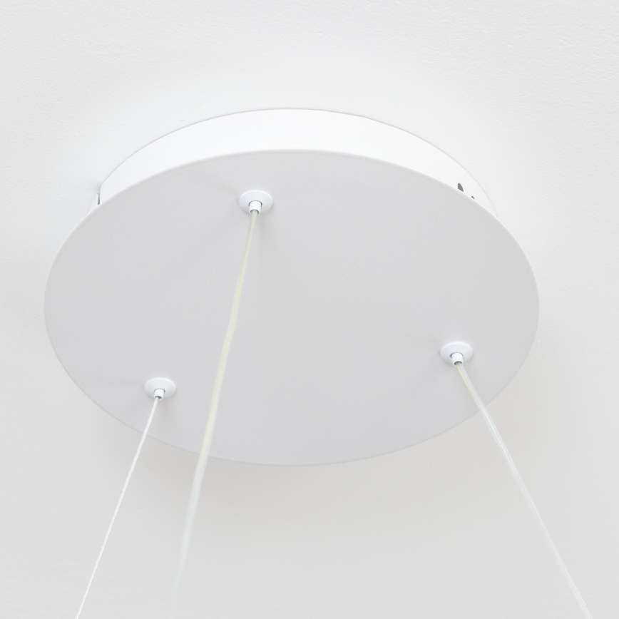 BRILAGI - ściemnialna lampa wisząca na lince FALCON II LED/99W/230V 3000-6500K śr. 60 cm biała + pilot zdalnego sterowania