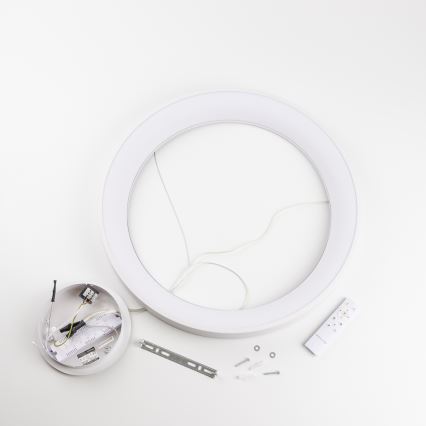 BRILAGI - ściemnialna lampa wisząca na lince FALCON II LED/99W/230V 3000-6500K śr. 60 cm biała + pilot zdalnego sterowania