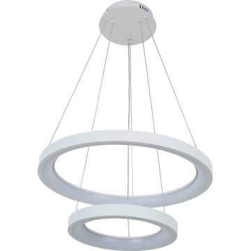Brilagi - ściemnialna lampa wisząca na linkach FALCON SLIM LED/68W/230V 3000-6500K Ø 50 cm biała + pilot zdalnego sterowania