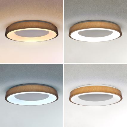 Brilagi - Ściemnialna lampa sufitowa DORIA LED/60W/230V 3000-6500K śr. 60 cm + pilot zdalnego sterowania