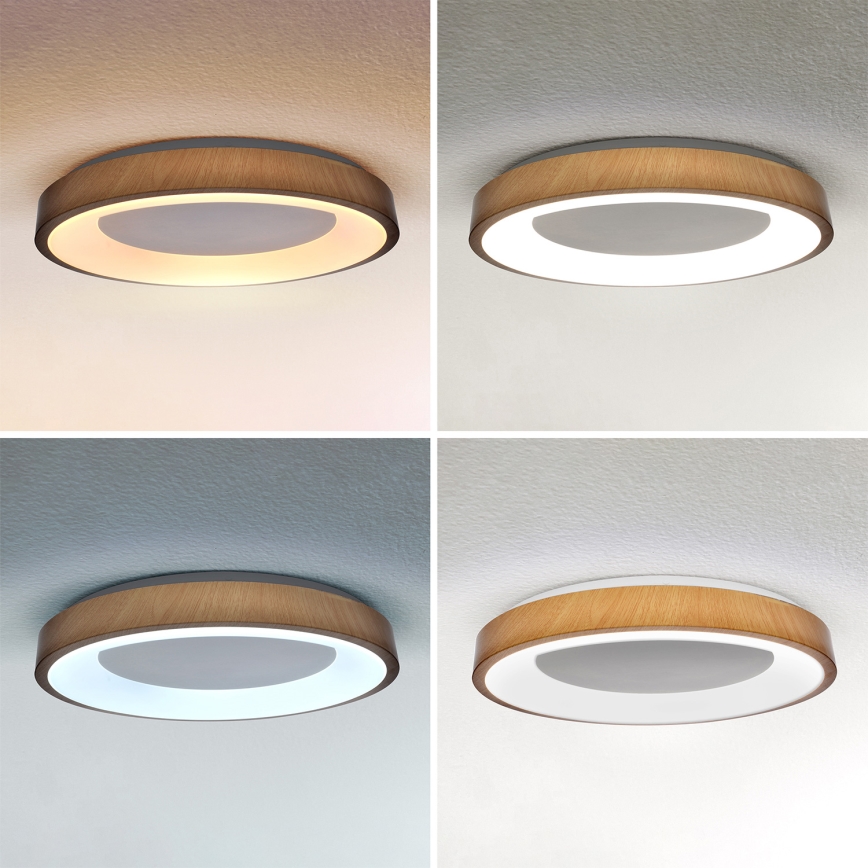 Brilagi - Ściemnialna lampa sufitowa DORIA LED/60W/230V 3000-6500K śr. 60 cm + pilot zdalnego sterowania