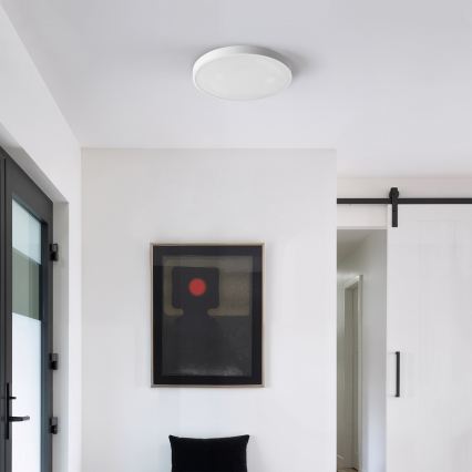 Brilagi - Ściemnialna oprawa sufitowa LED GLASS POOL DOUBLE LED/48W/230V 3000-6000K 40 cm biała + pilot zdalnego sterowania