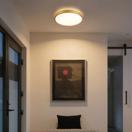 Brilagi - Ściemnialna oprawa sufitowa LED GLASS POOL DOUBLE LED/48W/230V 3000-6000K 40 cm złota + z pilotem zdalnego sterowania