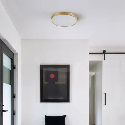 Brilagi - Ściemnialna oprawa sufitowa LED GLASS POOL DOUBLE LED/48W/230V 3000-6000K 40 cm złota + z pilotem zdalnego sterowania