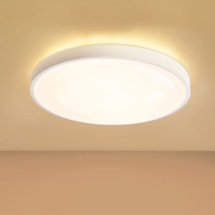 Brilagi - LED ściemnialna oprawa sufitowa GLASS POOL DOUBLE LED/60W/230V 3000-6000K 50 cm biała + pilot zdalnego sterowania