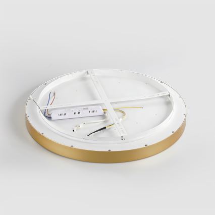 Brilagi - Ściemnialna oprawa sufitowa LED GLASS POOL DOUBLE LED/60W/230V 3000-6000K 50 cm złota + pilot zdalnego sterowania