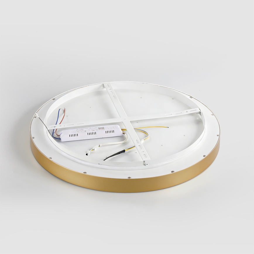 Brilagi - Ściemnialna oprawa sufitowa LED GLASS POOL DOUBLE LED/60W/230V 3000-6000K 50 cm złota + pilot zdalnego sterowania