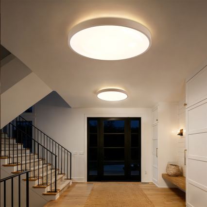 Brilagi - Ściemnialna lampa sufitowa LED GLASS POOL DOUBLE LED/80W/230V 3000-6000K 60 cm beżowa + pilot zdalnego sterowania