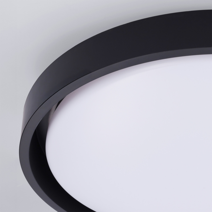 Brilagi - ściemnialna lampa sufitowa MATTEO LED/48W/230V 3000-6500K śr. 41 cm czarna  + zdalne sterowanie