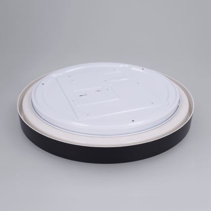 Brilagi - ściemnialna lampa sufitowa MATTEO LED/48W/230V 3000-6500K śr. 41 cm czarna  + zdalne sterowanie