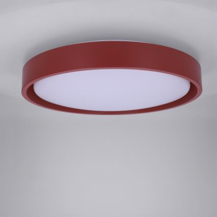 Brilagi - ściemnialna lampa sufitowa LED MATTEO LED/48W/230V 3000-6500K śr. 41 cm czerwona + pilot zdalnego sterowania