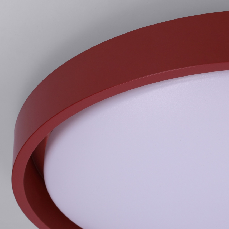 Brilagi - ściemnialna lampa sufitowa LED MATTEO LED/48W/230V 3000-6500K śr. 41 cm czerwona + pilot zdalnego sterowania