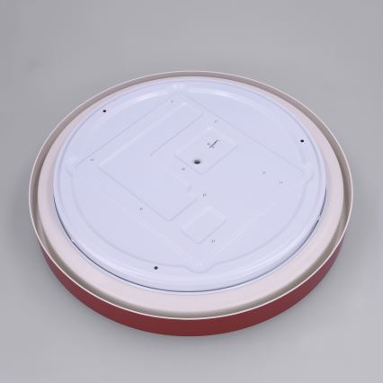 Brilagi - ściemnialna lampa sufitowa LED MATTEO LED/48W/230V 3000-6500K śr. 41 cm czerwona + pilot zdalnego sterowania