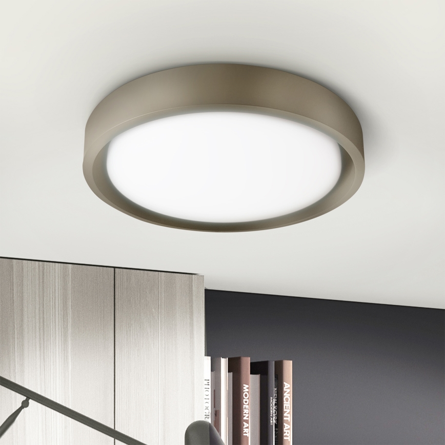 Brilagi - Ściemnialna lampa sufitowa LED MATTEO LED/48W/230V 3000-6500K śr. 41 cm taupe z pilotem