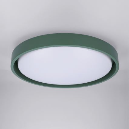 Brilagi - ściemnialny plafon LED MATTEO LED/48W/230V 3000-6500K, średnica 41 cm, kolor zielony + pilot zdalnego sterowania