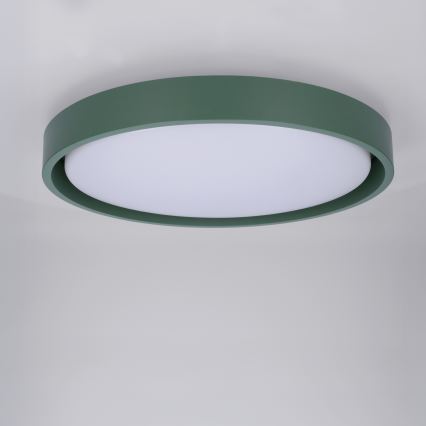 Brilagi - ściemnialny plafon LED MATTEO LED/48W/230V 3000-6500K, średnica 41 cm, kolor zielony + pilot zdalnego sterowania