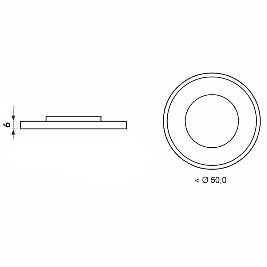 Brilagi - LED ściemnialna lampa sufitowa ORELIS LED/80W/230V 3000-6000K śr. 50 cm + pilot zdalnego sterowania
