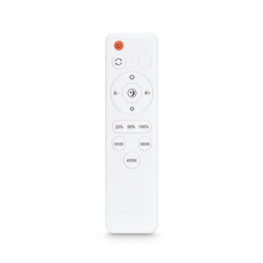 Brilagi - Ściemnialna oprawa sufitowa LED PILANA LED/48W/230V 3000-6500K dąb/biały 42x42 cm + pilot zdalnego sterowania