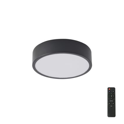 Brilagi - Ściemnialna oprawa sufitowa LED POOL LED/18W/230V 3000-6000K 20 cm czarna + pilot zdalnego sterowania