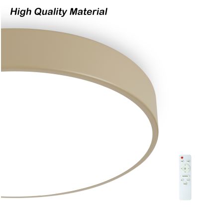 Brilagi - ściemnialna lampa sufitowa POOL LED/48W/230V 3000-6000K śr. 40 cm beżowa + pilot zdalnego sterowania