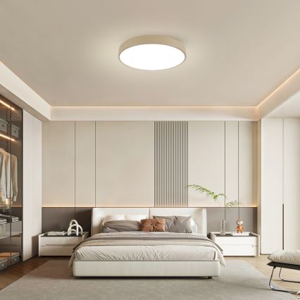 Brilagi - Ściemnialna lampa sufitowa LED POOL LED/60W/230V 3000-6000K śr. 60 cm beżowa + pilot zdalnego sterowania