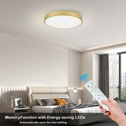 Brilagi - LED ściemniana oprawa sufitowa POOL SMART LED/100W/230V 3000-6000K 80 cm złota Wi-Fi Tuya + pilot zdalnego sterowania