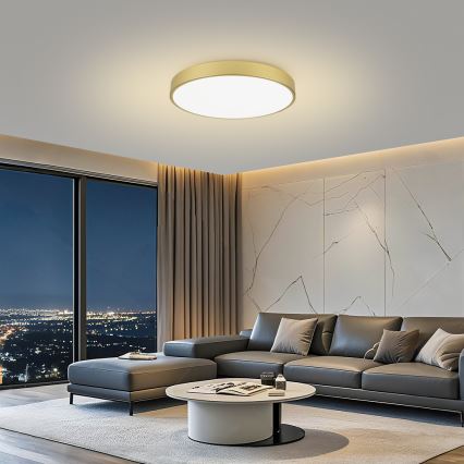 Brilagi - LED ściemniana oprawa sufitowa POOL SMART LED/100W/230V 3000-6000K 80 cm złota Wi-Fi Tuya + pilot zdalnego sterowania
