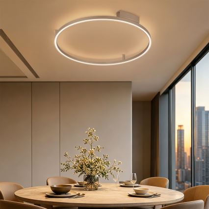 Brilagi - ściemnialna lampa sufitowa LED PORTOFINO LED/60W/230V 3000-6000K śr. 80 cm beżowa + pilot zdalnego sterowania