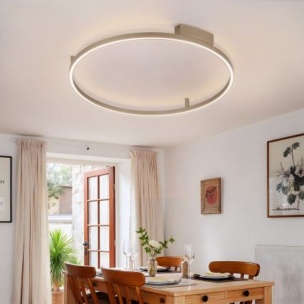 Brilagi - ściemnialna lampa sufitowa LED PORTOFINO LED/60W/230V 3000-6000K śr. 80 cm beżowa + pilot zdalnego sterowania