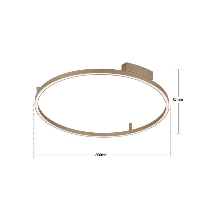 Brilagi - ściemnialna lampa sufitowa LED PORTOFINO LED/60W/230V 3000-6000K śr. 80 cm beżowa + pilot zdalnego sterowania