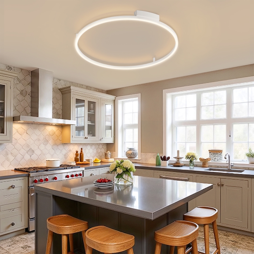 Brilagi - Ściemnialna lampa sufitowa LED PORTOFINO 60W/230V 3000-6000K Ø 80 cm biała + pilot zdalnego sterowania