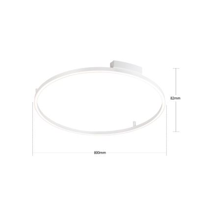 Brilagi - Ściemnialna lampa sufitowa LED PORTOFINO 60W/230V 3000-6000K Ø 80 cm biała + pilot zdalnego sterowania